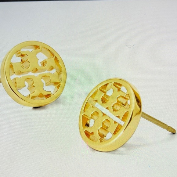 Tory Burch Jewelry - NWT GOLD STUDS EARRINGS TORI BU…